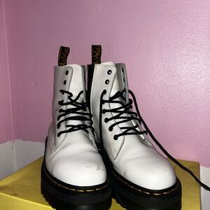 Dr. Martens Women's White Combat Boots